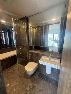 Living Room in 4 BHK Apartment at Lodha The Park, Worli – for Rent
