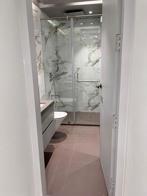 Bathroom in 4 BHK Apartment at Lodha The World Towers World One Tier 2, Worli – for Rent
