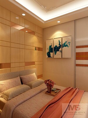 Living Room in 3 BHK Apartment at A P Wonders, Rohini – for Sale