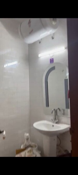 Bathroom in 2 BHK Apartment at Chittaranjan Park – for Rent