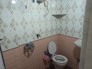 Bathroom in 1 BHK Apartment at Rutu Estate, Brahmand – for Rent