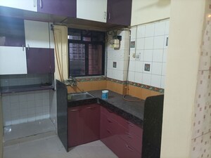 Kitchen in 1 BHK Apartment at Rutu Estate, Brahmand – for Rent