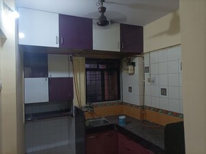 Kitchen in 1 BHK Apartment at Rutu Estate, Brahmand – for Rent