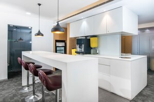 Kitchen in  Office Space at Camac Street – for Rent