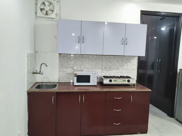 Kitchen, greater kailash i 1 Bedroom 700 Sq.Ft. Builder Floor In Greater Kailash I Delhi 10354103