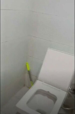 Bathroom in 3 BHK Apartment at Omaxe Residency, Gomti Nagar – for Rent