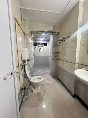 Bathroom in 2 BHK Apartment at Lokhandwala Complex – for Rent