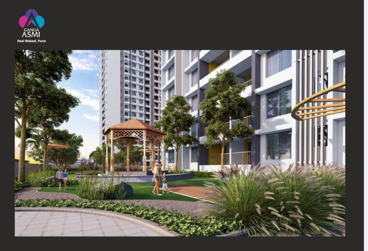 Exterior View, goel-ganga-asmi 2 Bedroom 722 Sq.Ft. Apartment In Wakad Pune 10354153