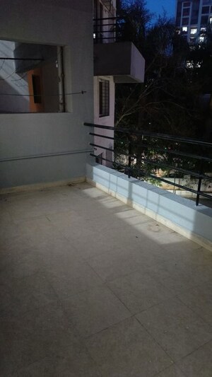 Balcony in 3 BHK Apartment at Manav Silver Skyscapes, Wakad – for Rent