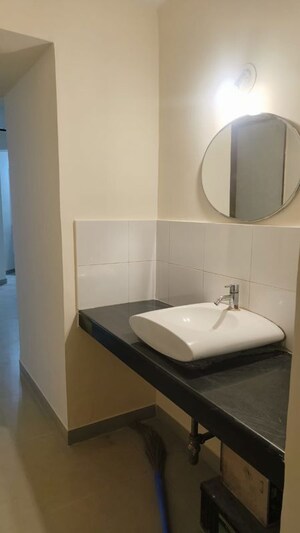 Bathroom in 3 BHK Apartment at Manav Silver Skyscapes, Wakad – for Rent