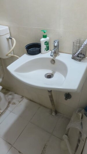 Bathroom in 3 BHK Apartment at Manav Silver Skyscapes, Wakad – for Rent
