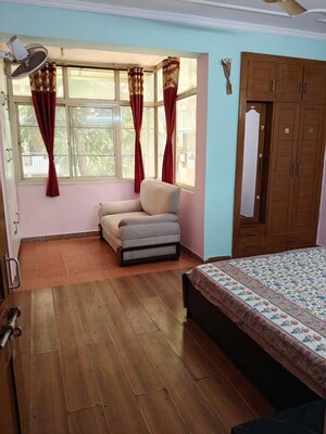 Bedroom in 3 BHK Builder Floor at Rail Vihar – for Rent