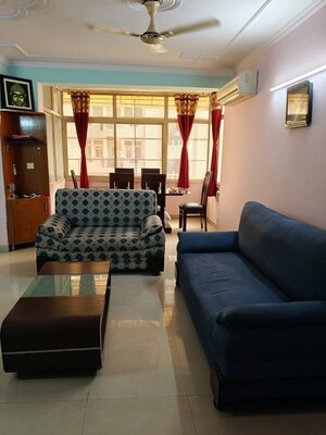 Living Room in 3 BHK Builder Floor at Rail Vihar – for Rent