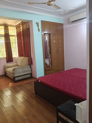 Bedroom in 3 BHK Builder Floor at Rail Vihar – for Rent