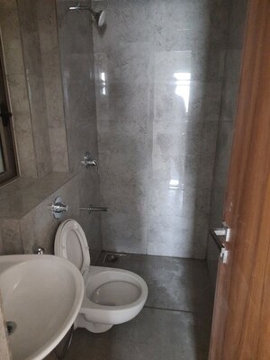 Bathroom in 2 BHK Apartment at Sheth Irene, Malad West – for Rent