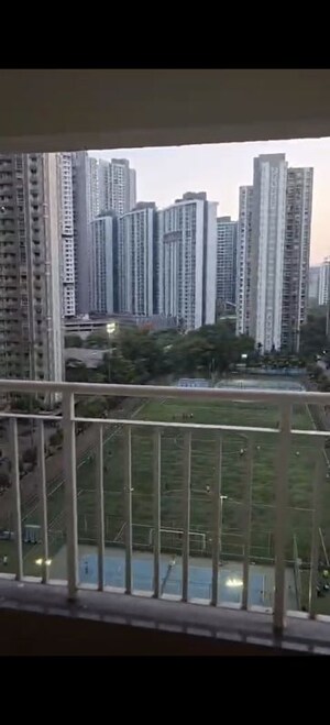 Balcony in 2 BHK Apartment at Lodha Amara Tower 24 And 25, Kolshet Road – for Rent
