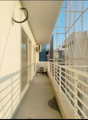 Balcony in 3 BHK Builder Floor at Sushant Lok Iii – for Rent