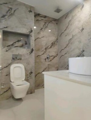 Bathroom in 3 BHK Builder Floor at Sushant Lok Iii – for Rent