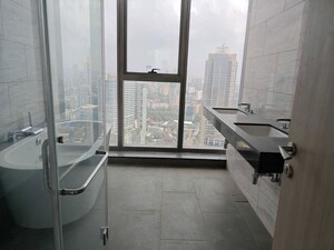 Bathroom in 5 BHK Apartment at Rustomjee Crown, Prabhadevi – for Rent