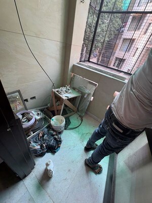 Balcony in 2 BHK Builder Floor at Kalkaji – for Rent