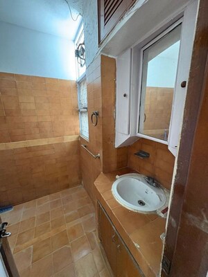Bathroom in 3 BHK Builder Floor at Kalkaji – for Rent