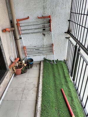 Balcony in 1 BHK Apartment at Iris CHS, Kasarvadavali – for Rent