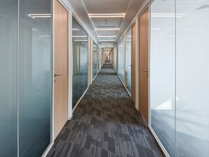 Building Lobby in  Office Space at Wave One, Sector 18 – for Rent