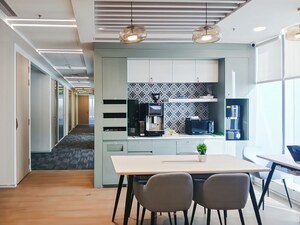 Team Area in  Office Space at Wave One, Sector 18 – for Rent