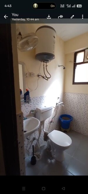 Bathroom in 2 BHK Apartment at Apex Our Homes, Sector 37c – for Rent
