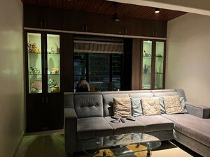 Living Room in 2 BHK Apartment at Primal Marigold, Moshi – for Rent