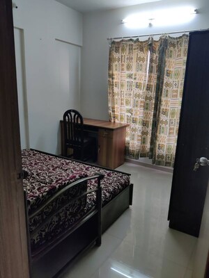 Bedroom in 3 BHK Apartment at Adi Skyline Apartments, Wakad – for Rent