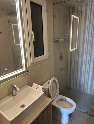 Bathroom in 2 BHK Apartment at Central Park 3 The Room, Sohna Sector 33 – for Rent