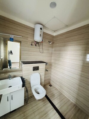 Bathroom in 3 BHK Builder Floor at BPTP Astaire Gardens, Sector 70a – for Rent