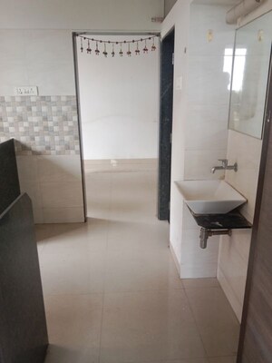 Bathroom in 1 BHK Apartment at Ornate Galaxy, Naigaon East – for Rent