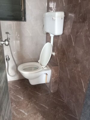 Bathroom in 1 BHK Apartment at Ornate Galaxy, Naigaon East – for Rent