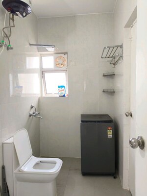 Bathroom in 3 BHK Apartment at Omaxe The Forest, Sector 92 – for Rent