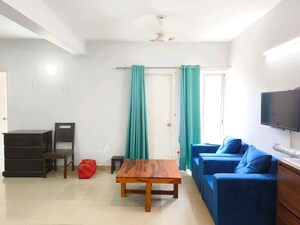 Living Room in 3 BHK Apartment at Omaxe The Forest, Sector 92 – for Rent