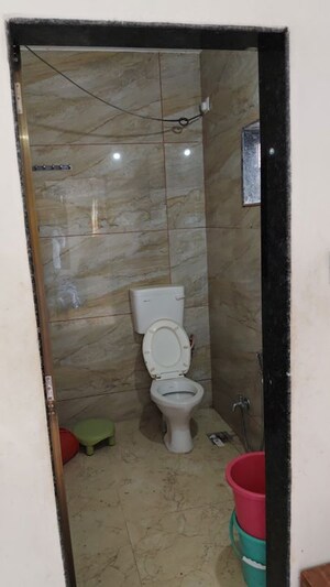 Bathroom in 1 BHK Apartment at Sai Prasad Residency CHS Ltd, Kharghar – for Rent