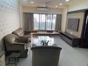 Living Room in 3 BHK Apartment at Sea Shell Apartments, Andheri West – for Rent
