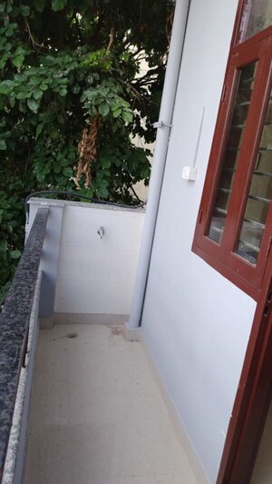 Balcony in 2.5 BHK Builder Floor at Bajghera – for Rent