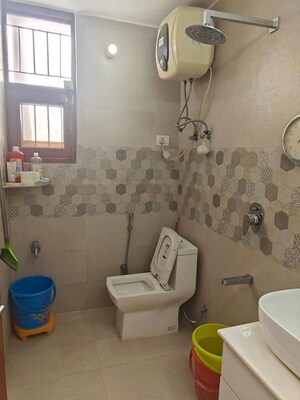 Bathroom in 3 BHK Apartment at Apex Apartments, Sector 45 – for Rent