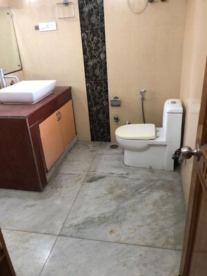 Bathroom in 3 BHK Builder Floor at Dhorka – for Rent