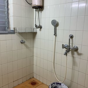 Bathroom in 1 BHK Apartment at Yesh Krupa CHS, Shimpoli – for Rent