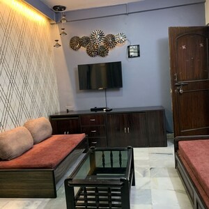 Living Room in 1 BHK Apartment at Yesh Krupa CHS, Shimpoli – for Rent