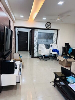 Living Room in 2.5 BHK Apartment at Akansha Millan Hills, Vartak Nagar – for Rent