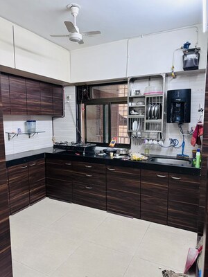 Kitchen in 2.5 BHK Apartment at Akansha Millan Hills, Vartak Nagar – for Rent