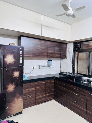 Kitchen in 2.5 BHK Apartment at Akansha Millan Hills, Vartak Nagar – for Rent