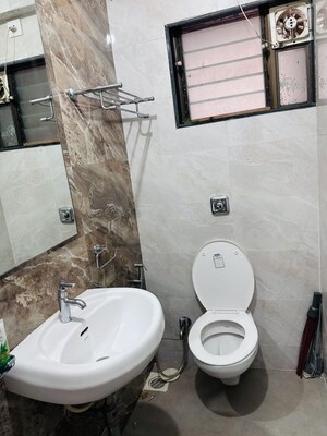 Bathroom in 2.5 BHK Apartment at Akansha Millan Hills, Vartak Nagar – for Rent