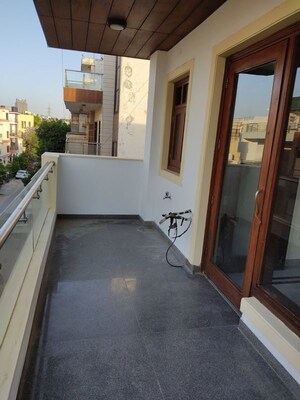 Balcony in 2 BHK Builder Floor at Sushant Lok Iii – for Rent