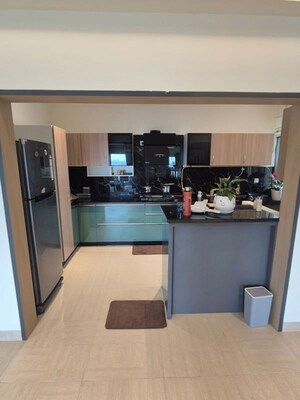 Kitchen in 4 BHK Apartment at Embassy Lake Terraces, Hebbal Kempapura – for Sale